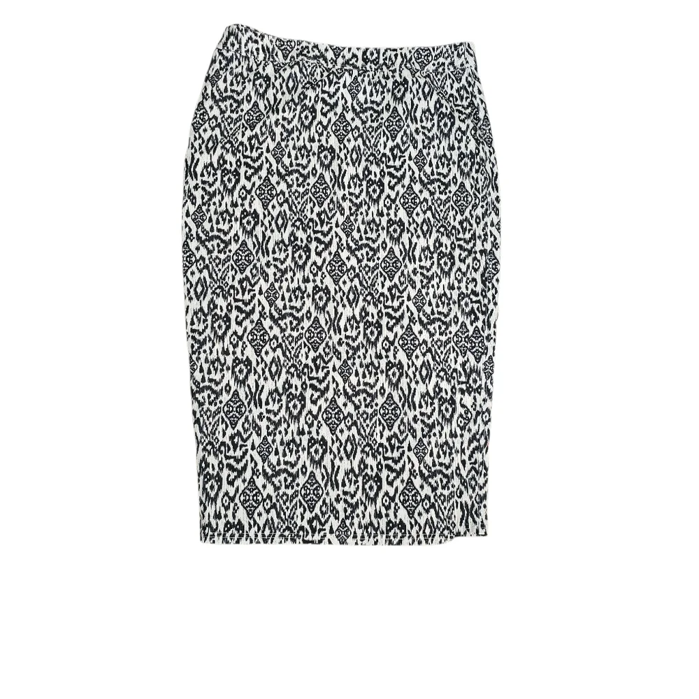 RipSkirt Hawaii Skirt Womens XL 16/18 Black Cream Length 4 Maxi Wrap Skirt